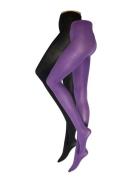 Tights 50Den 2 P Recycled Lindex Purple