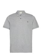 Reg Shield Ss Pique Polo GANT Grey