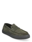 Dawson Loafer Suede Fred Perry Green