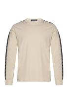 Taped Long Sleeve Tee Fred Perry Cream