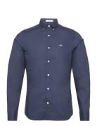 Slim Poplin Shirt GANT Navy