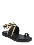 Naya Raffia Ankle Wrap Sandal 3.1 Phillip Lim Black