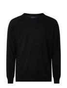 Dean Merino Crew Neck Sweater Lexington Clothing Black