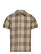 Hank Buffalo Ss Shirt Kids Les Deux Green