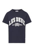 University T-Shirt Kids Les Deux Navy