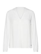 Cisna V- Neck Blouse Tamaris Apparel White