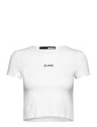 Logo Cropped T-Shirt ROTATE Birger Christensen White