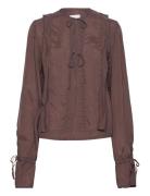 Oceane Brown Blouse ALOHAS Brown