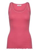 Silk Top W/ Elastic Band Rosemunde Pink