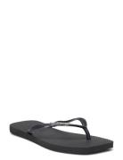 Hav. Square Logo Metallic Havaianas Black