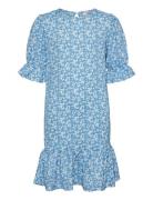 Vmhaya 3/4 Short Dress Jrs Girl Vero Moda Girl Blue