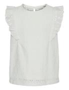 Vmpalma Sl O-Neck Top Jrs Girl Vero Moda Girl White