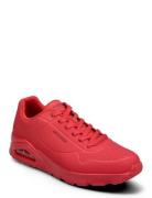 Mens Uno - Stand On Air Skechers Red