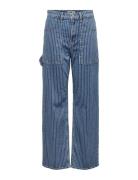 Onlkirsi Hw Wide Worker Stripe Dnm Dot ONLY Blue