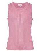 Vmfiji Sl U-Neck Top Ga Girl Vero Moda Girl Pink