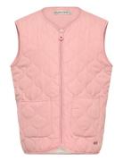 Quilt Vest - Girls Minymo Pink