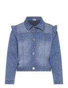 Jacket Aop Denim Minymo Blue