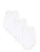 3 Pack Rib Jersey Long Sleeve Body Copenhagen Colors White