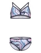 Jr. Bikini, Aop Color Kids Blue