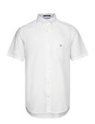 Reg Oxford O.shield Ss Shirt GANT White