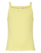 Vmlavender Sl Rib Top Jrs Girl Vero Moda Girl Yellow