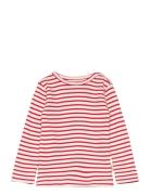 T-Shirt L/S Modal Striped Petit Piao Red