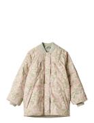 Summer Puffer Jacket Lola Wheat Patterned