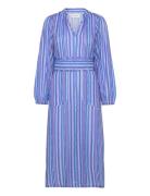 Parisll Midi Dress Ls Lollys Laundry Blue