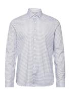 Circle And Cross Print Slim Shirt Michael Kors Blue