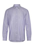 2Ply Fine Stripe Slim Shirt Michael Kors Purple