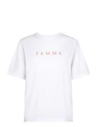 Slfvilja Ss Printed Tee W Noos Selected Femme White