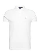 Slim Fit Mesh Polo Shirt Polo Ralph Lauren White