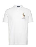 Classic Fit Big Pony Mesh Polo Shirt Polo Ralph Lauren White