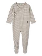 Bolde Baby Stripe Jumpsuit Liewood Cream