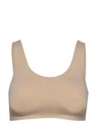 Bra Svea U Neck Top Lindex Beige