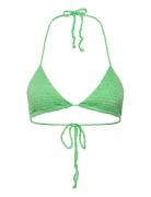 Beaded Crochet Bikini Top Mango Green