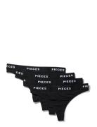 Pclogo Lady Thong 4 Pack Noos Bc Pieces Black