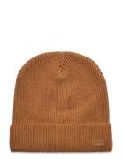 Basic Ribbed Beanie Melton Brown