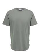 Onsmatt Longy Ss Tee Noos ONLY & SONS Khaki