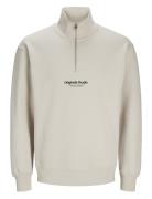 Jorvesterbro Sweat Quarter Zip Noos Jnr Jack & J S Cream