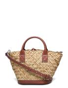 Natural Fibre Basket Bag Mango Beige