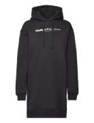 Double Ck Hoodie Dress Calvin Klein Jeans Black