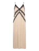 Sachigz Slip Dress Gestuz Beige