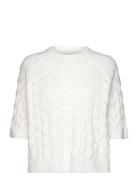 Kamalene Knit Pullover Kaffe White