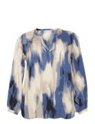 Kcbella Blouse Kaffe Curve Blue