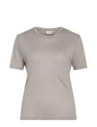 Vialexia O-Neck S/S T-Shirt - Noos Vila Grey