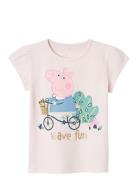 Nmfjasmine Peppapig Ss Top Cplg Name It Pink