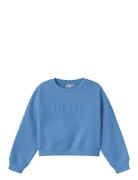 Nkfkalisse Ls Short Loose Sweat Bru Name It Blue