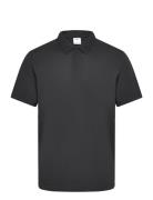 Slim-Fit Cotton Piqué Textured Polo Shirt Mango Black