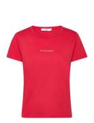 Logo Cotton T-Shirt Mango Red